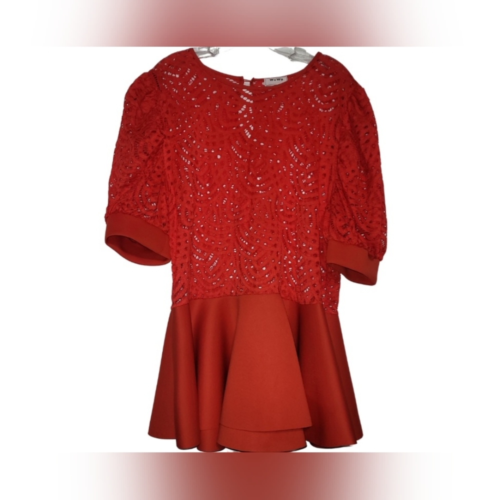 3X NWOT WoWo Peplum Top